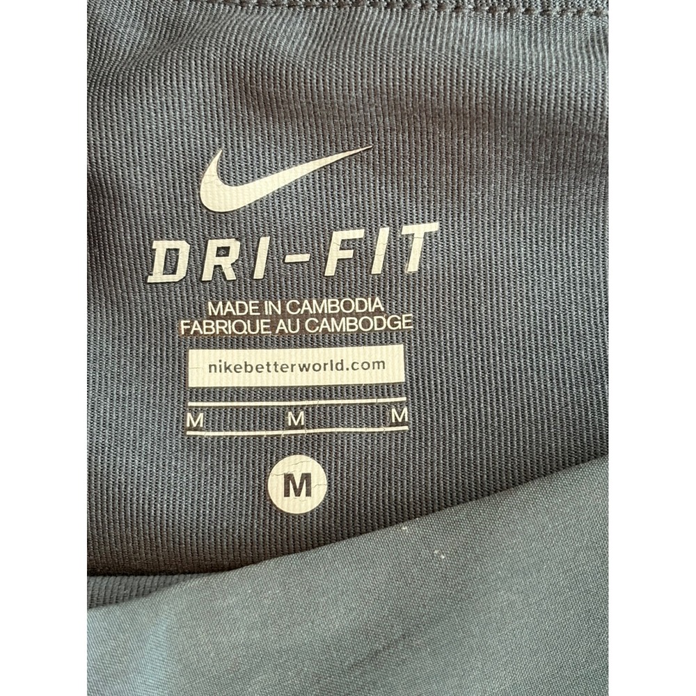 Nike Skort Women Medium Teal Pink Striped Pleated Dri-FIT Athletic Tennis Skirt - Picture 3 of 7